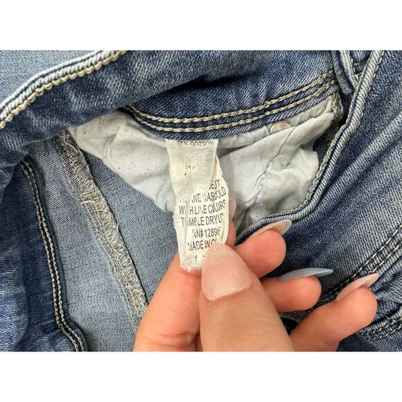 Indigo Rein Juniors Jeans Size 3 Distressed Denim - Picture 5 of 12